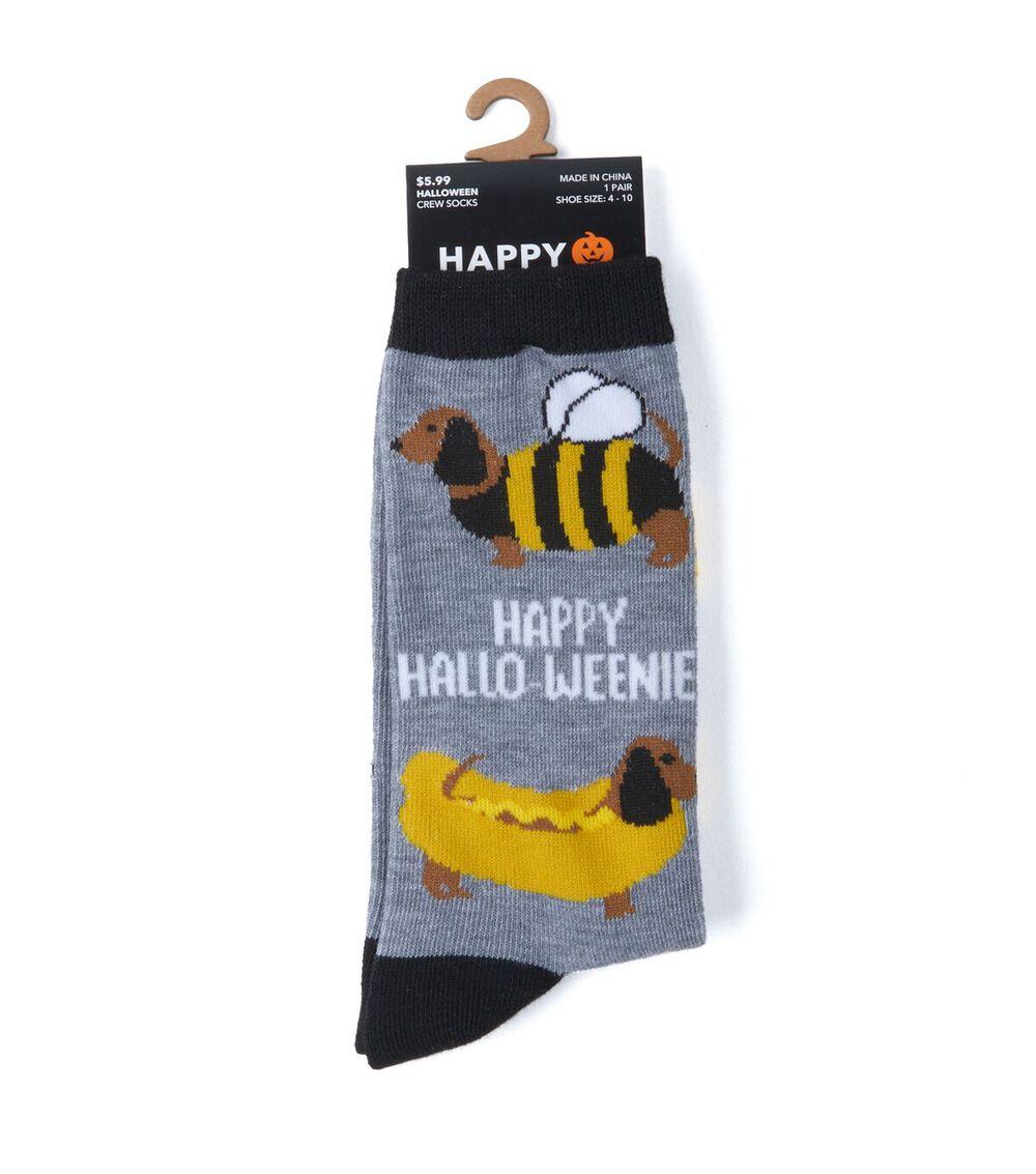 1 Pair Halloween HalloWeenie Crew Socks  |   Beauty & Personal Accessories Beauty & Personal Accessories Beauty & Personal Accessories