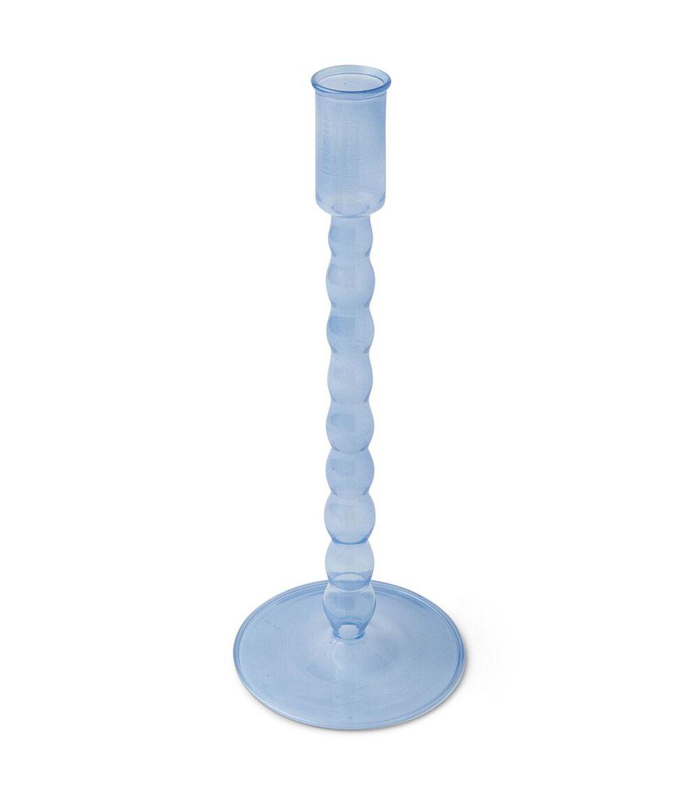 10.5″ Spring Glass Bubble Taper Candle Holder Blue |   Candles & Warmers Candles & Warmers Blue