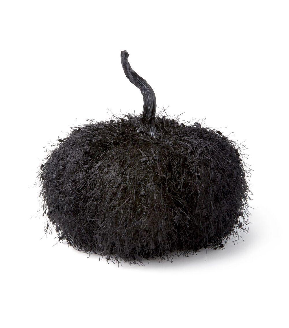 10″ Halloween Black Shaggy Pumpkin  |   Home Decor Home & Decor Home Decor