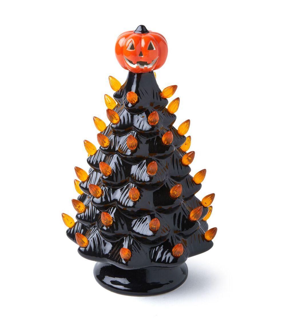 10″ Halloween LED Black Ceramic Vintage Tree  |   Home Decor Home & Decor Home Decor