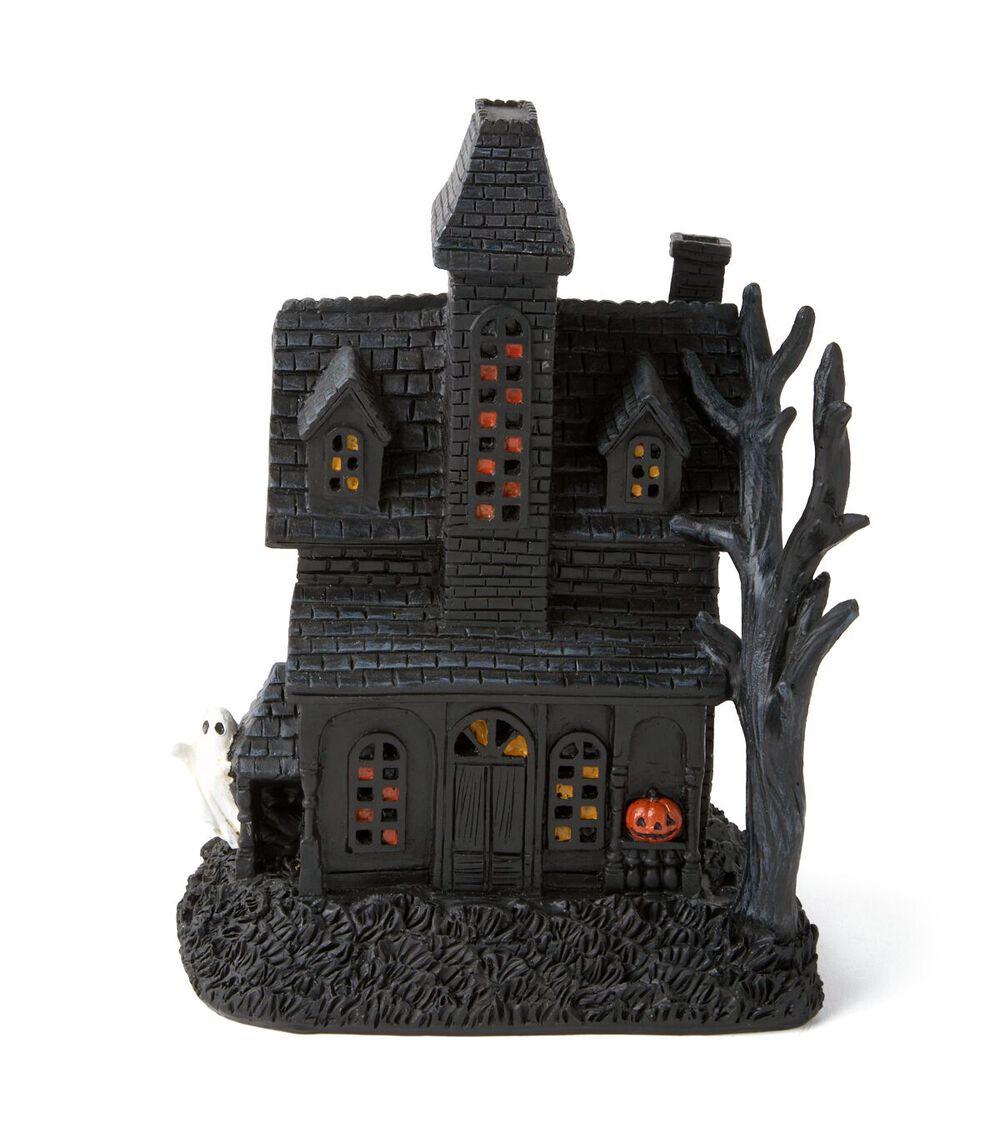 11″ Halloween LED Black Haunted House  |   Home Decor Home & Decor Home Decor