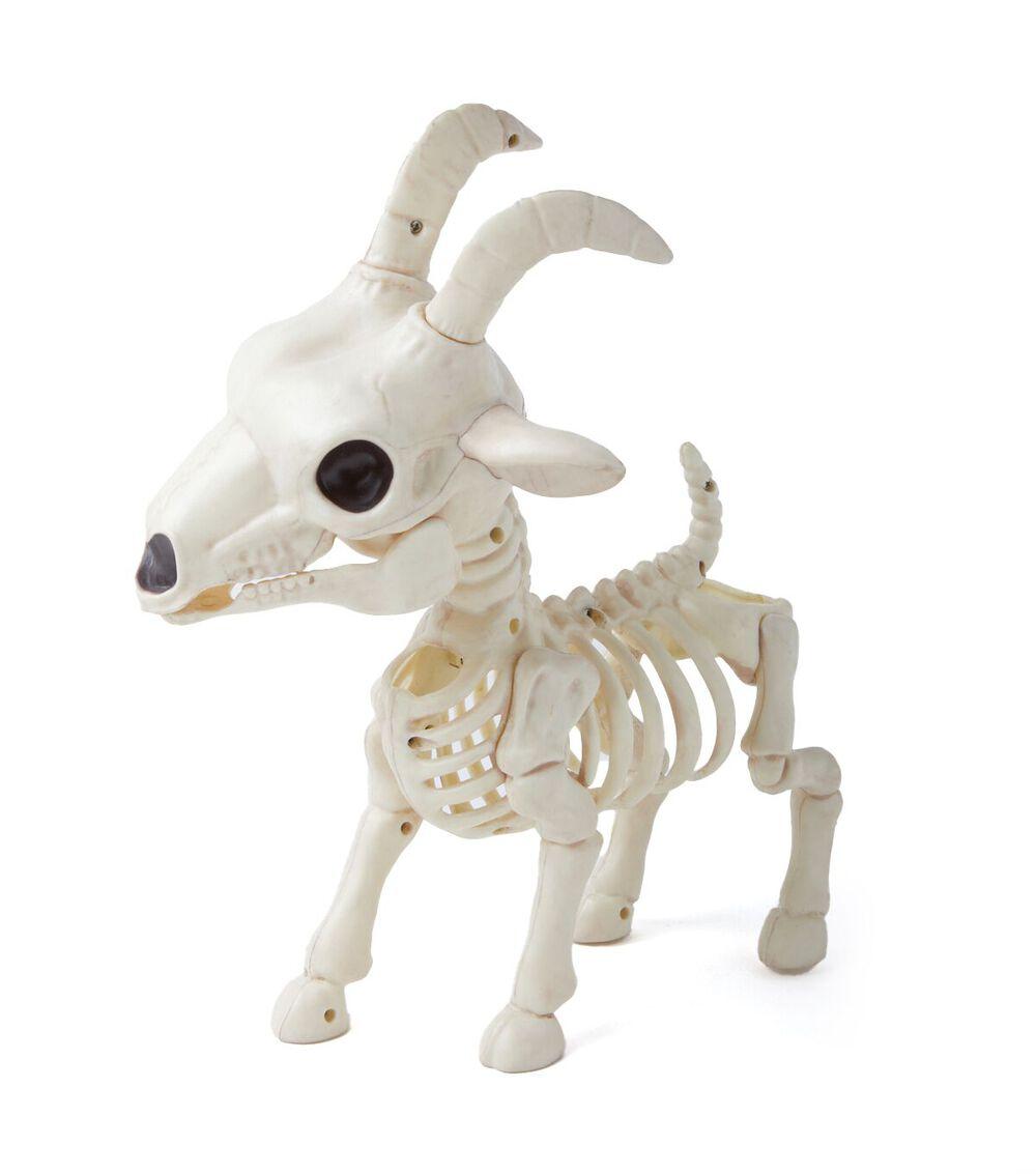 11in Halloween Skeleton Standing Pygmy Goat  |   Home Decor Home & Decor Home Decor