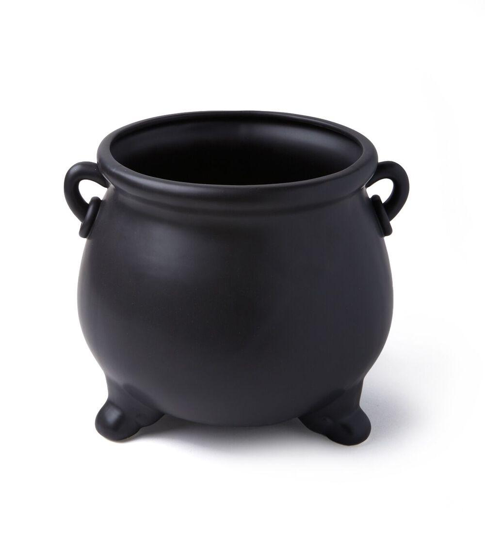 12″ Halloween Black Ceramic Cauldron  |   Home Decor Home & Decor Home Decor