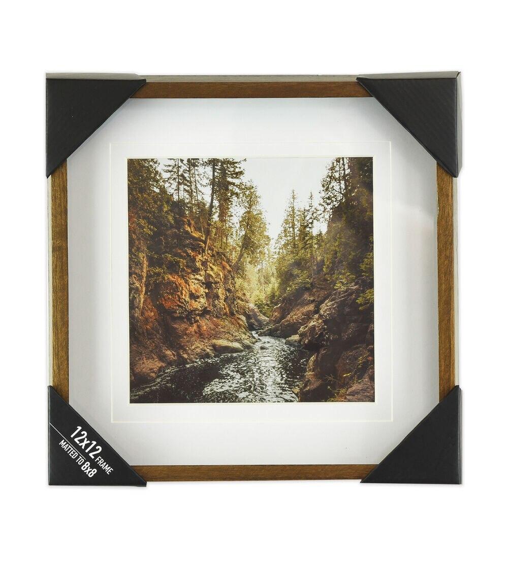 12″ x 12″ Walnut Wood Wall Frame  |   Picture Frames Home & Decor Picture Frames