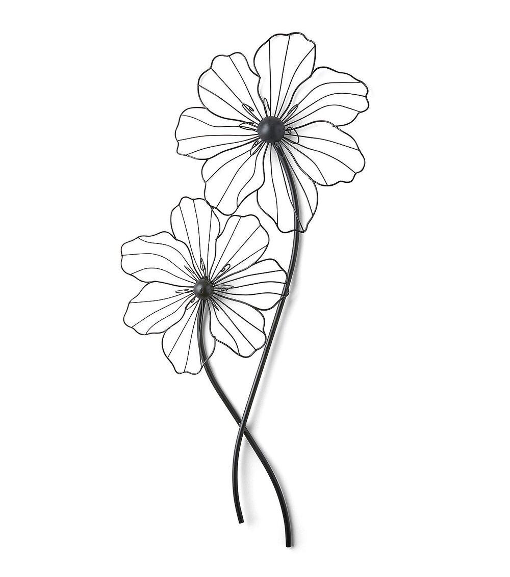 12″ x 29.5″ Spring Iron Wire Flowers  |   Home Decor Home & Decor Home Decor