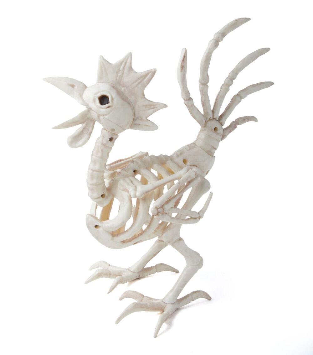 12in Halloween Skeleton Rooster  |   Home Decor Home & Decor Home Decor