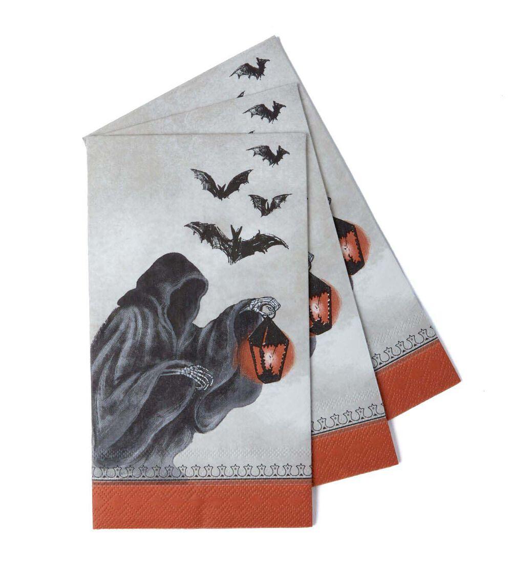 13″ x 16″ Halloween Grim Reaper Paper Guest Napkins 16pk  |   Kitchen Decor Home & Decor Kitchen Decor