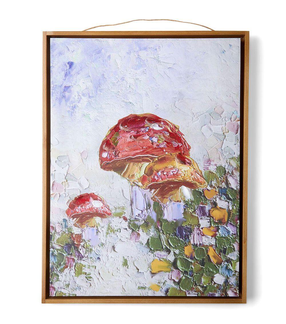 14.5″ x 19″ Spring Painted Mushroom Framed Art Print  |   Home Decor Home & Decor Home Decor