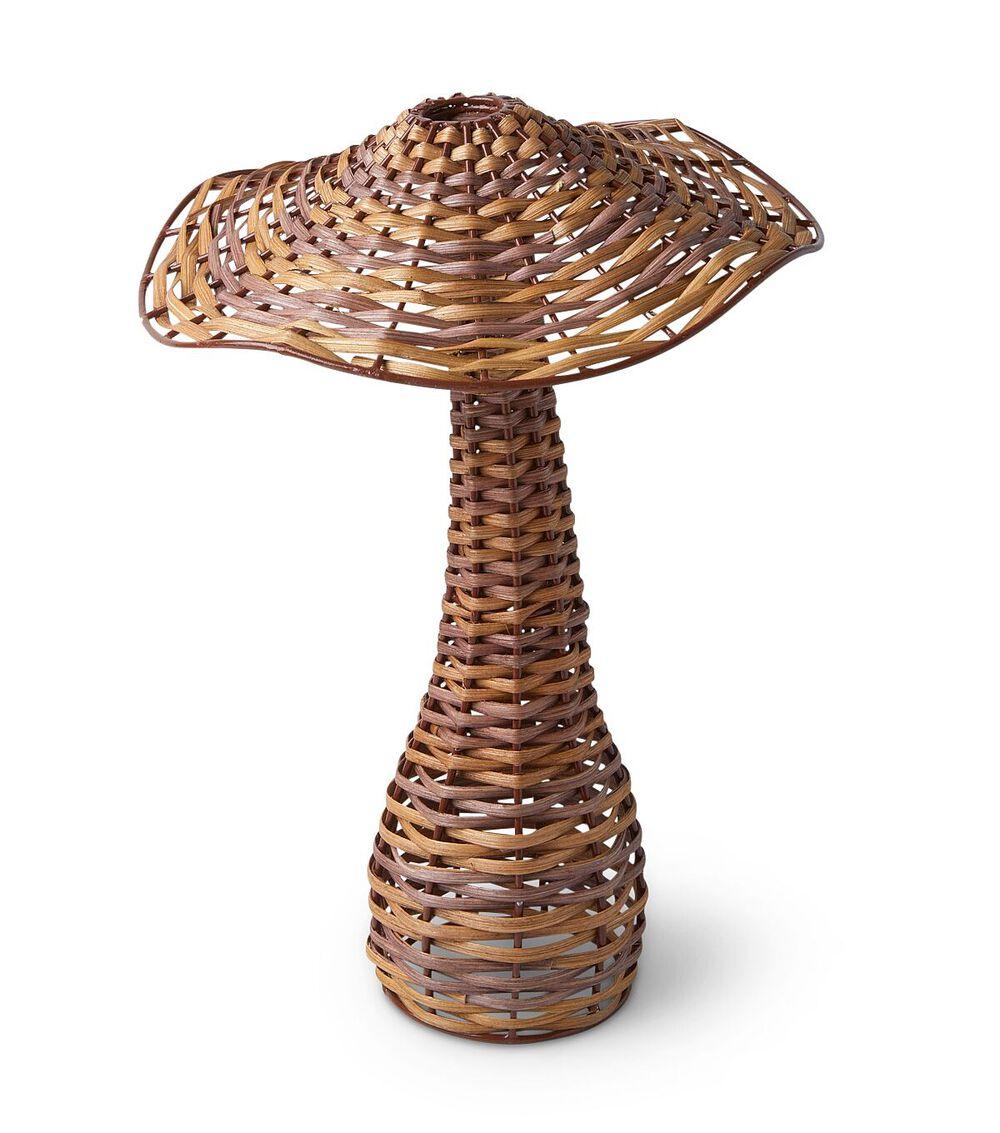 14″ Spring Brown Wicker Mushroom  |   Home Decor Home & Decor Home Decor