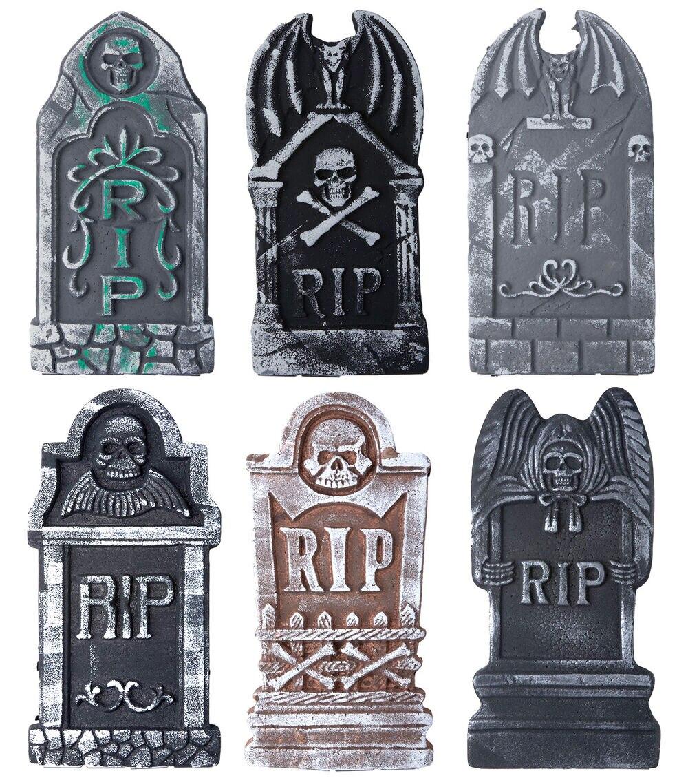 15″ x 8″ Halloween Mini Tombstones 6pk  |   Outdoor Decor Home & Decor Outdoor Decor