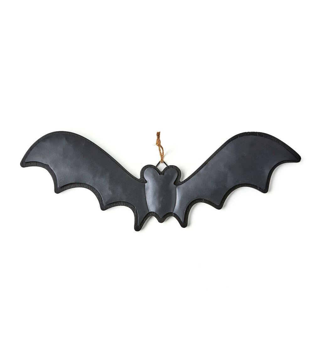 16″ Halloween Black Hanging Wood Bat  |   Home Decor Home & Decor Home Decor