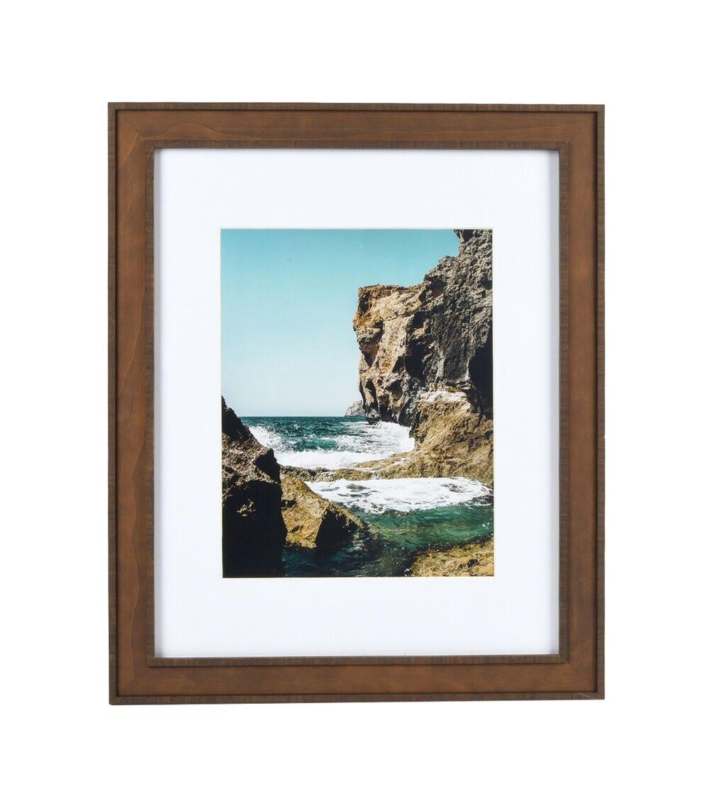 16″ x 20″ Matted to 11″ x 14″ Dark Wood Portrait Frame  |   Picture Frames Home & Decor Picture Frames