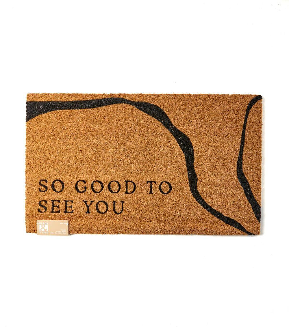 18″ x 30″ Spring Brown So Good To See You Coir Door Mat  |   Home Decor Home & Decor Home Decor