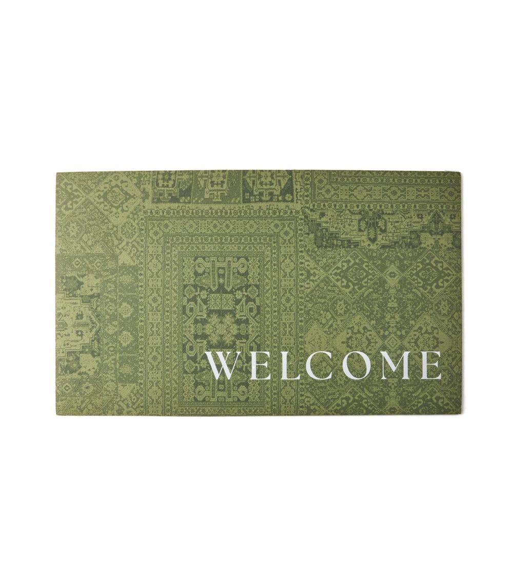 18″ x 30″ Spring Green Welcome Rubber Door Mat  |   Home Decor Home & Decor Home Decor