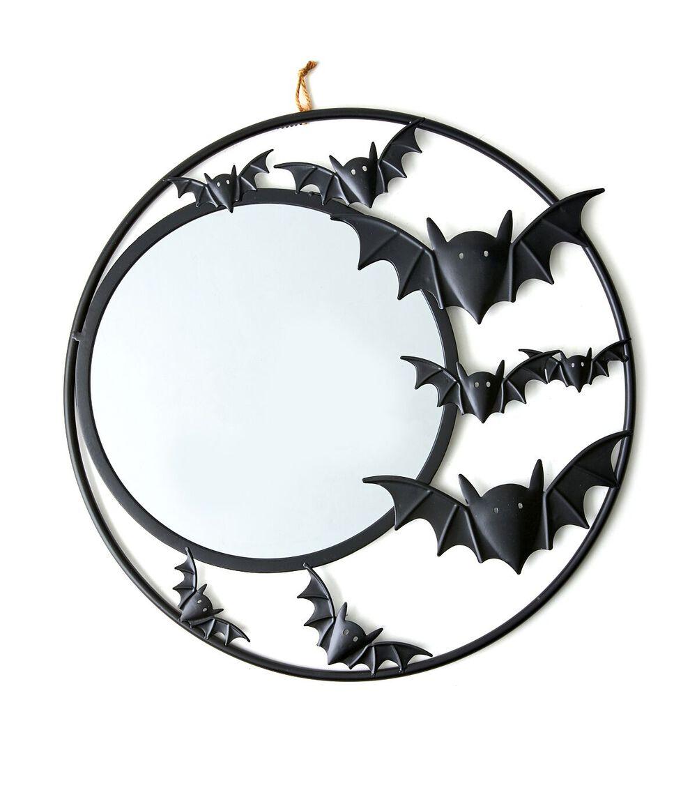 20″ Halloween Metal Flying Bats Mirror  |   Home Decor Home & Decor Home Decor