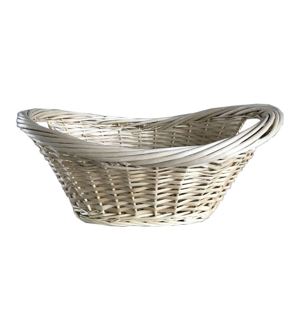 21.5″ x 9.5″ Natural Heavy Rim Willow Basket  |   Home Decor Home & Decor Home Decor