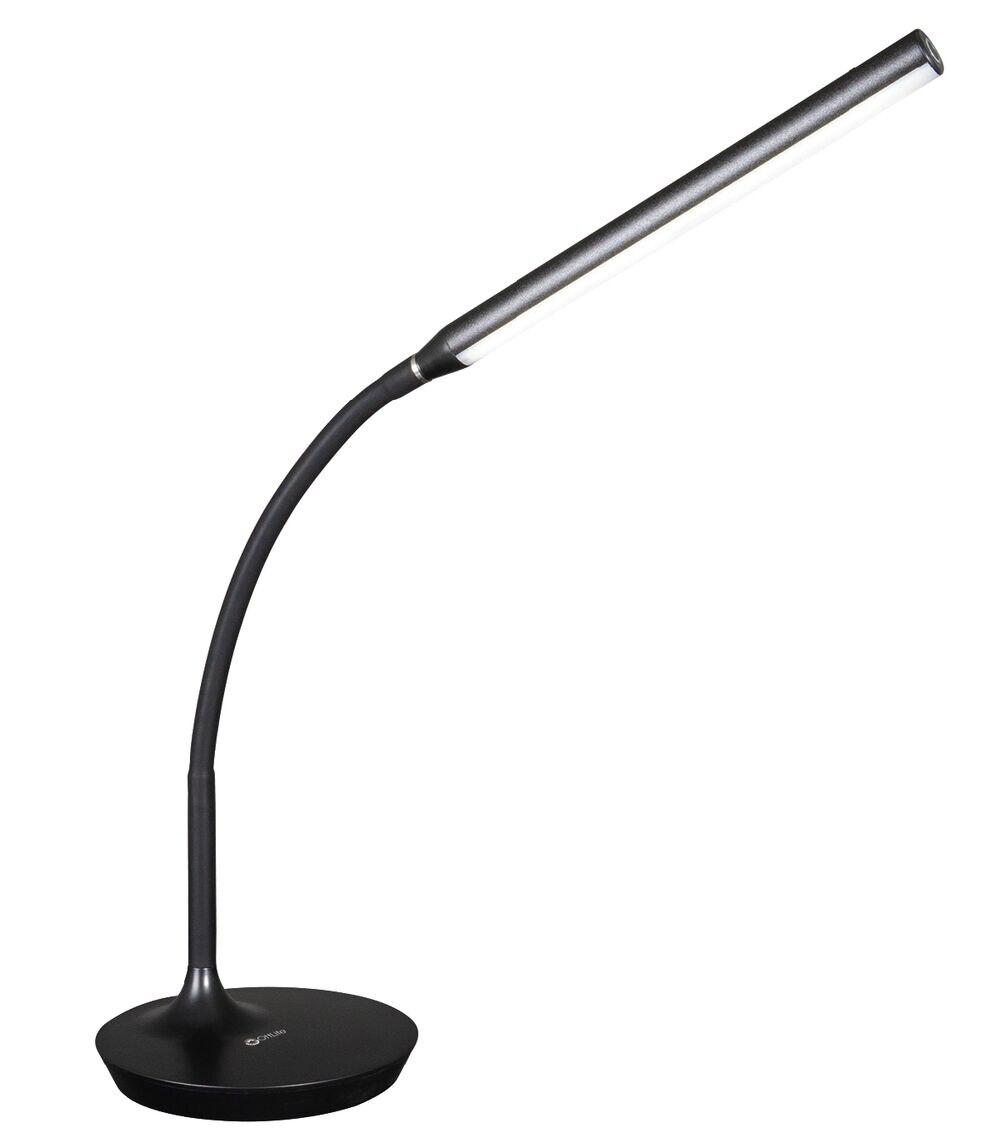 27″ Black LED Adjustable Extended Reach Desk Lamp Black |   Home Office Home & Decor Black