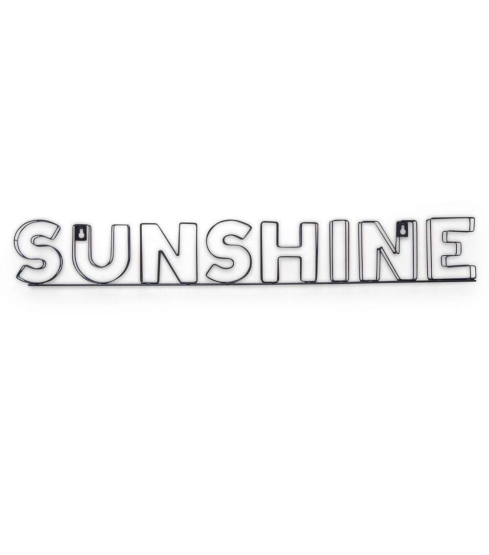 30.5″ x 4″ Summer Black Iron Sunshine Sign  |   Home Decor Home & Decor Home Decor