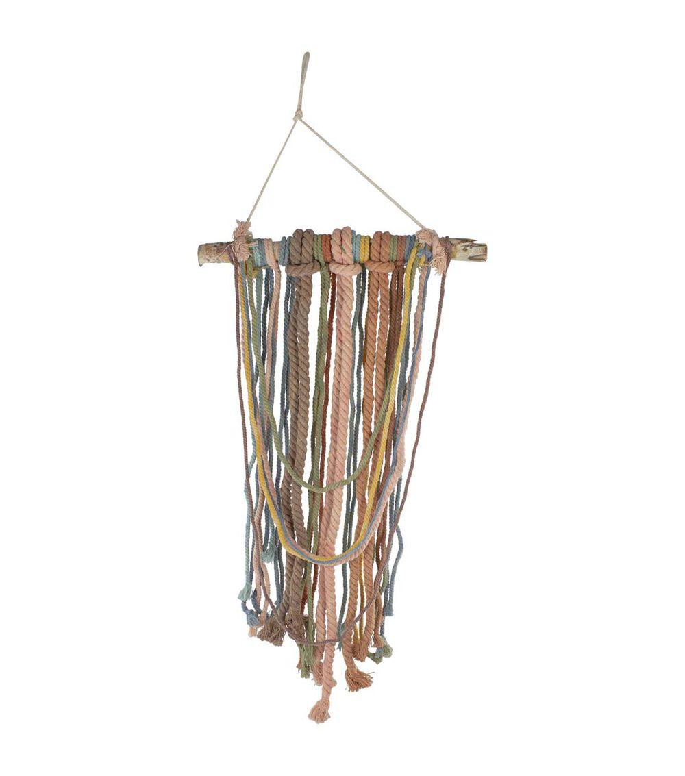 31″ Spring Rustic Knotted Rope on Birch Branch Boho Wall Art  |   Home Decor Home & Decor Home Decor