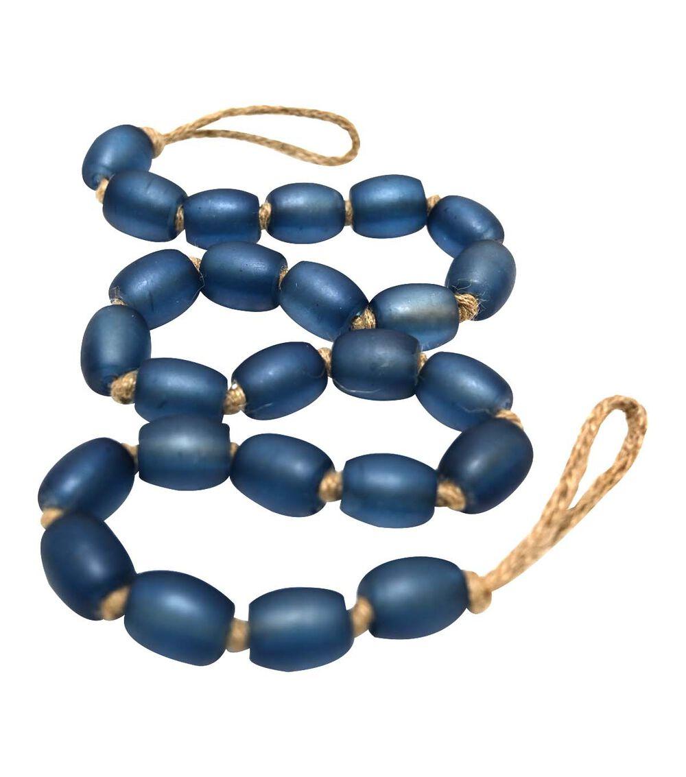 36″ Summer Blue Glass Bead Garland  |   Home Decor Home & Decor Home Decor