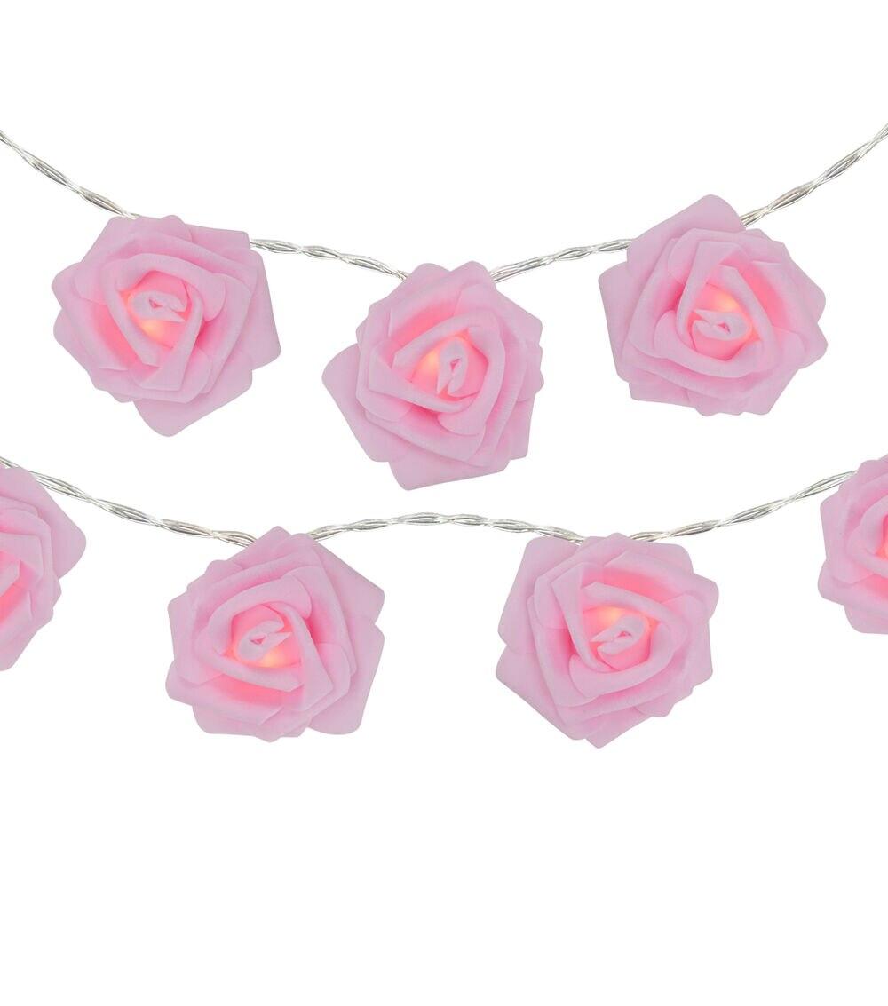 4.5′ LED Pink Rose String Lights  |   Home Decor Home & Decor Home Decor