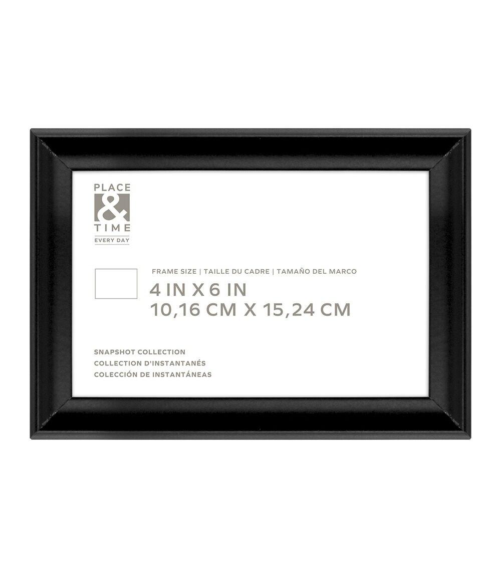 4″ x 6″ Snapshot Tabletop & Wall Picture Frame Black |   Picture Frames Home & Decor Black