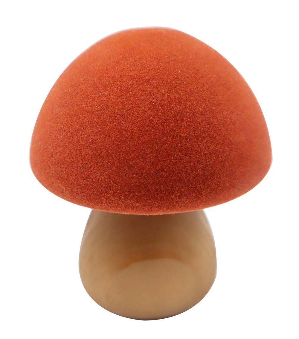 5″ Fall Red Wood Mushroom  |   Home Decor Home & Decor Home Decor