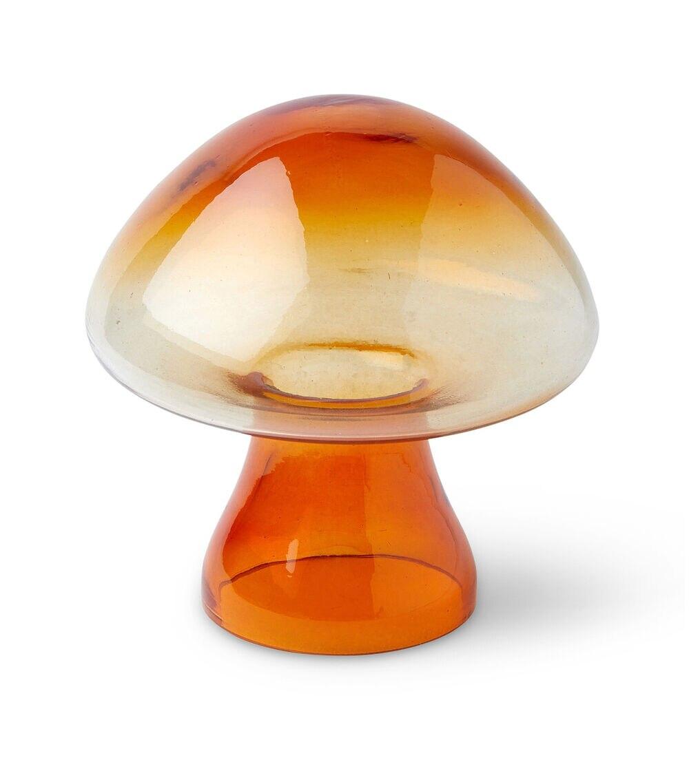 5″ Spring Yellow Glass Mushroom  |   Home Decor Home & Decor Home Decor