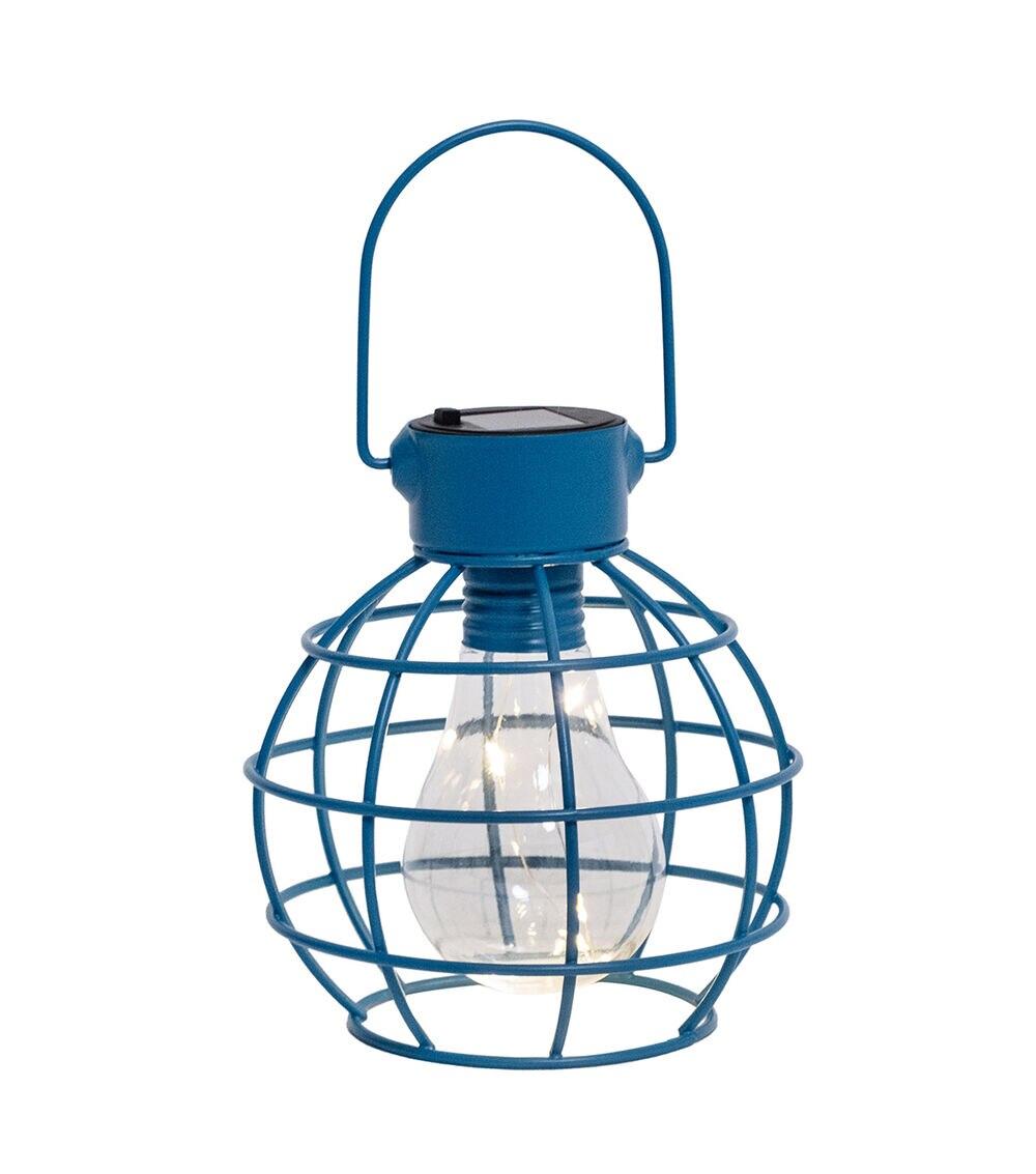 5″ Summer Iron Cage Lantern Blue |   Outdoor Decor Home & Decor Blue