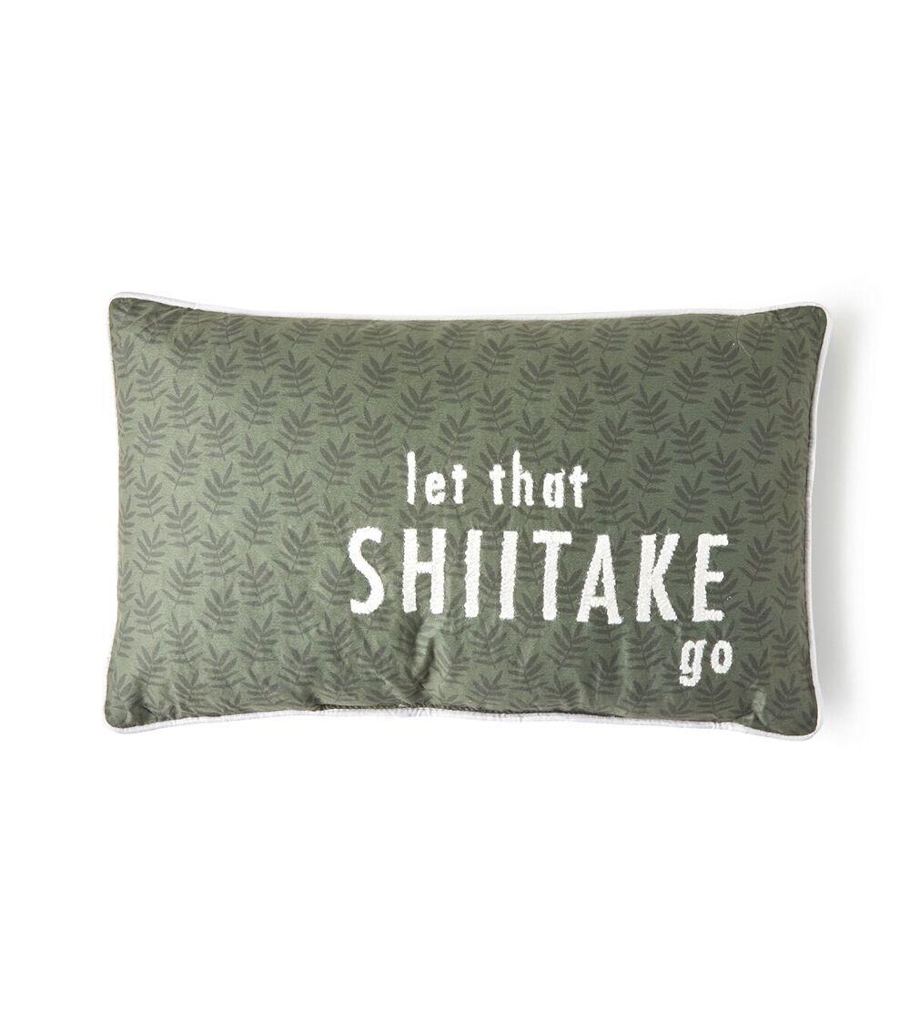 5″ x 6″ Spring Let That Shiitake Go Lumbar Pillow  |   Home Decor Home & Decor Home Decor