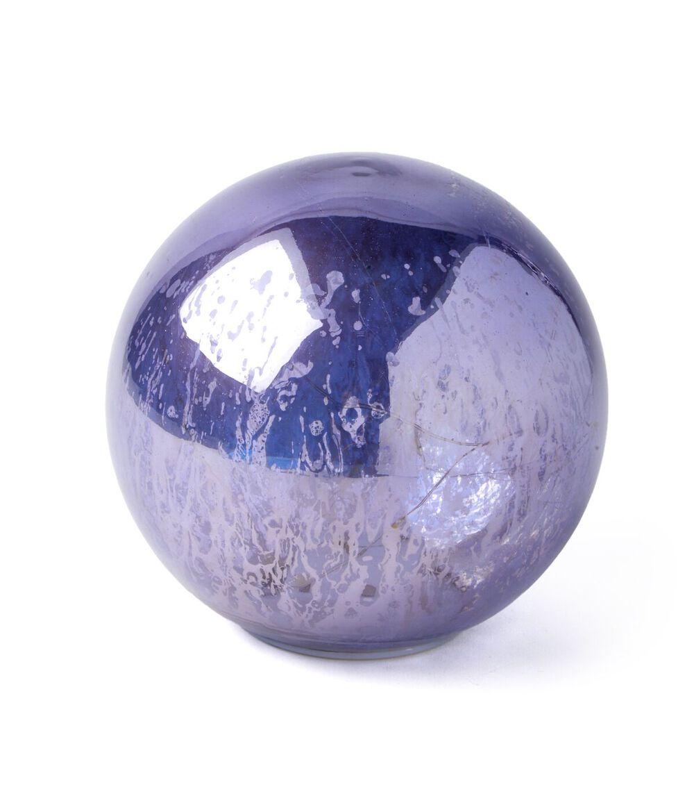 6.5″ Halloween LED Purple Glass Orb  |   Home Decor Home & Decor Home Decor