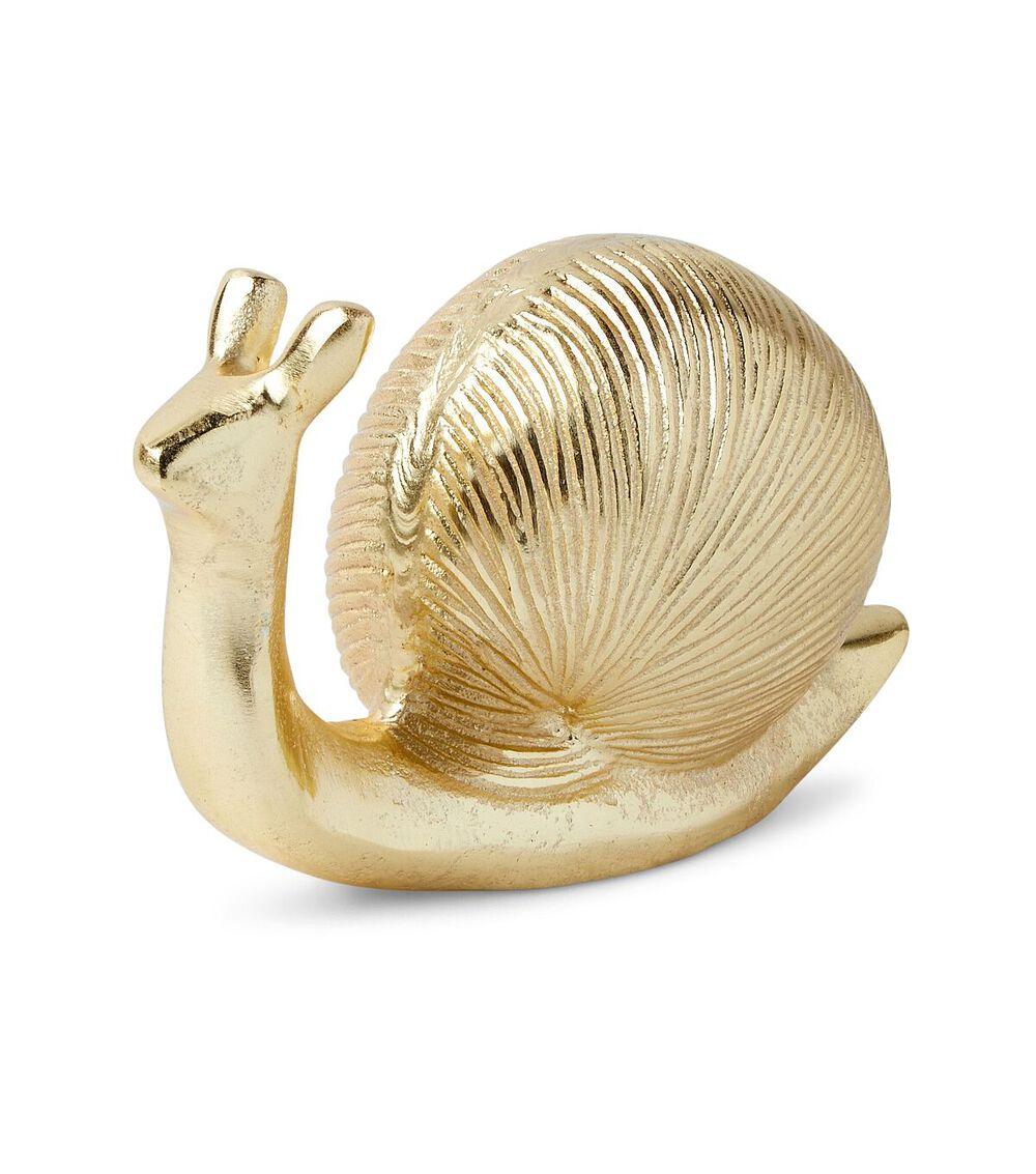 6.5″ Spring Gold Aluminum Snail  |   Home Decor Home & Decor Home Decor