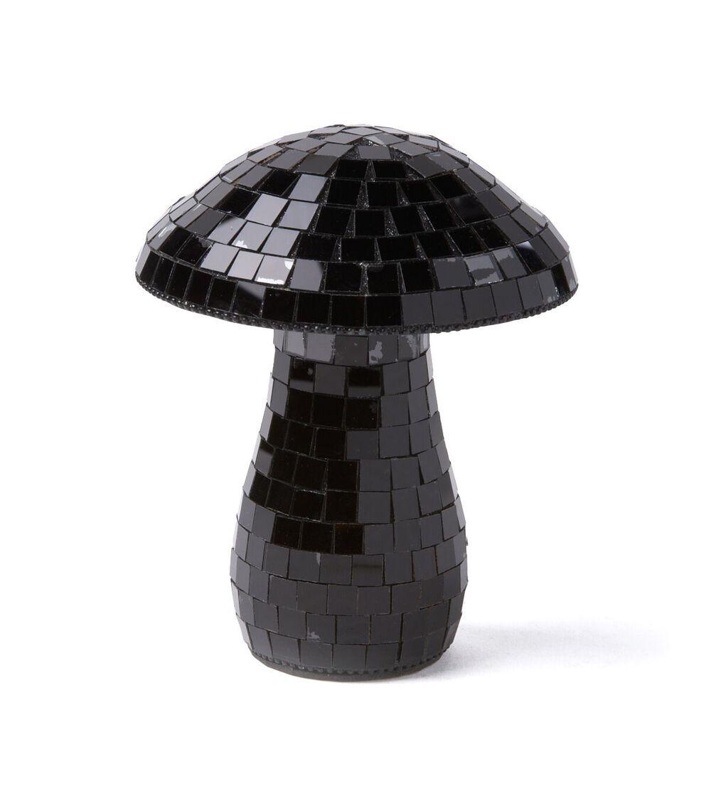 6″ Halloween Black Disco Mushroom  |   Home Decor Home & Decor Home Decor