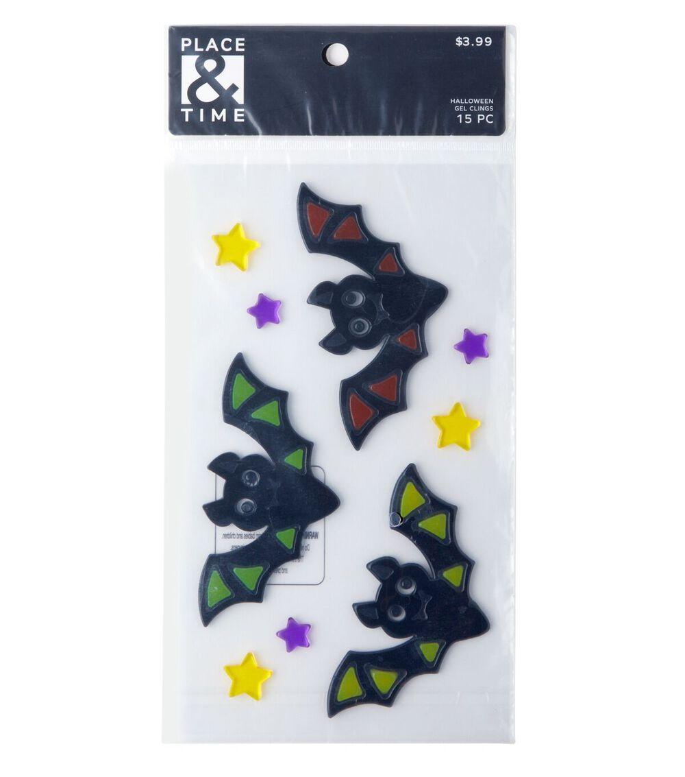 6″ x 10″ Halloween Window Gel Clings Bats |   Home Decor Home & Decor Bats