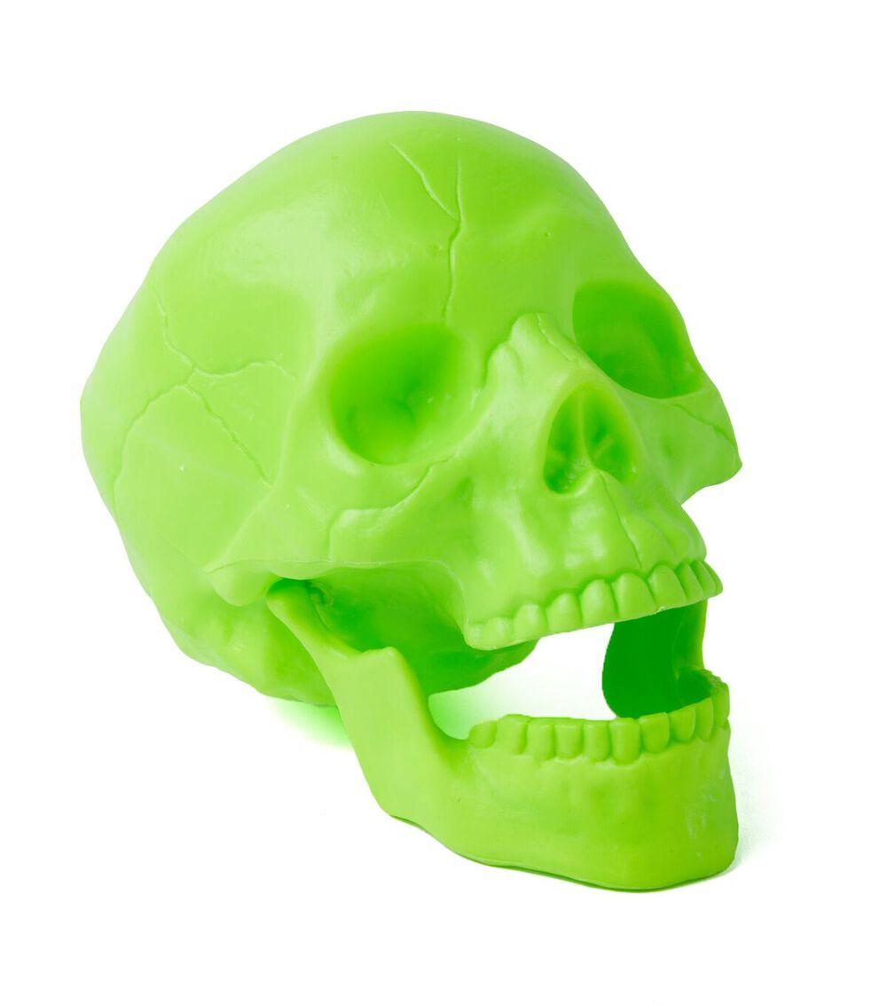 7in Halloween Neon Skull Green |   Home Decor Home & Decor Green