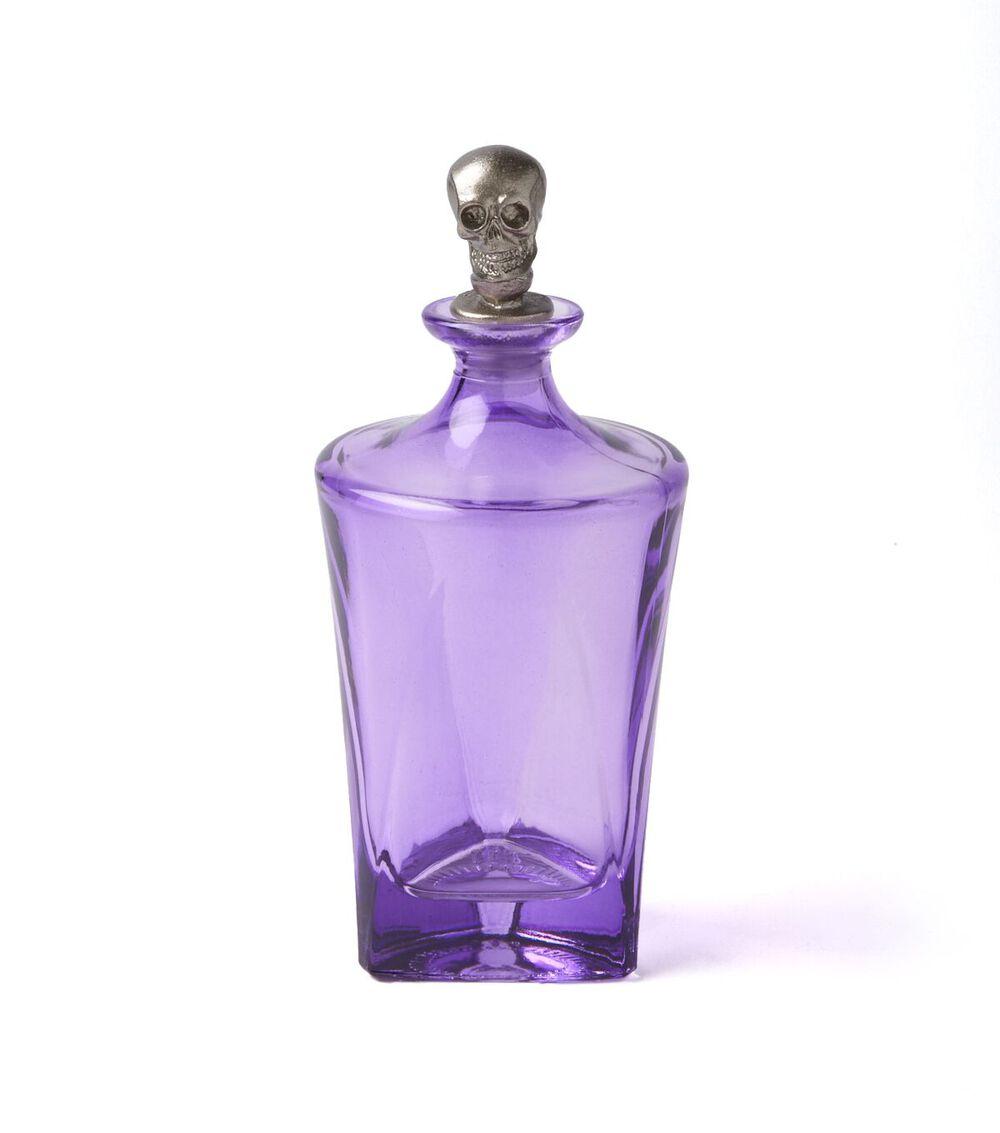 8″ Halloween Purple Glass Potion Bottle  |   Home Decor Home & Decor Home Decor