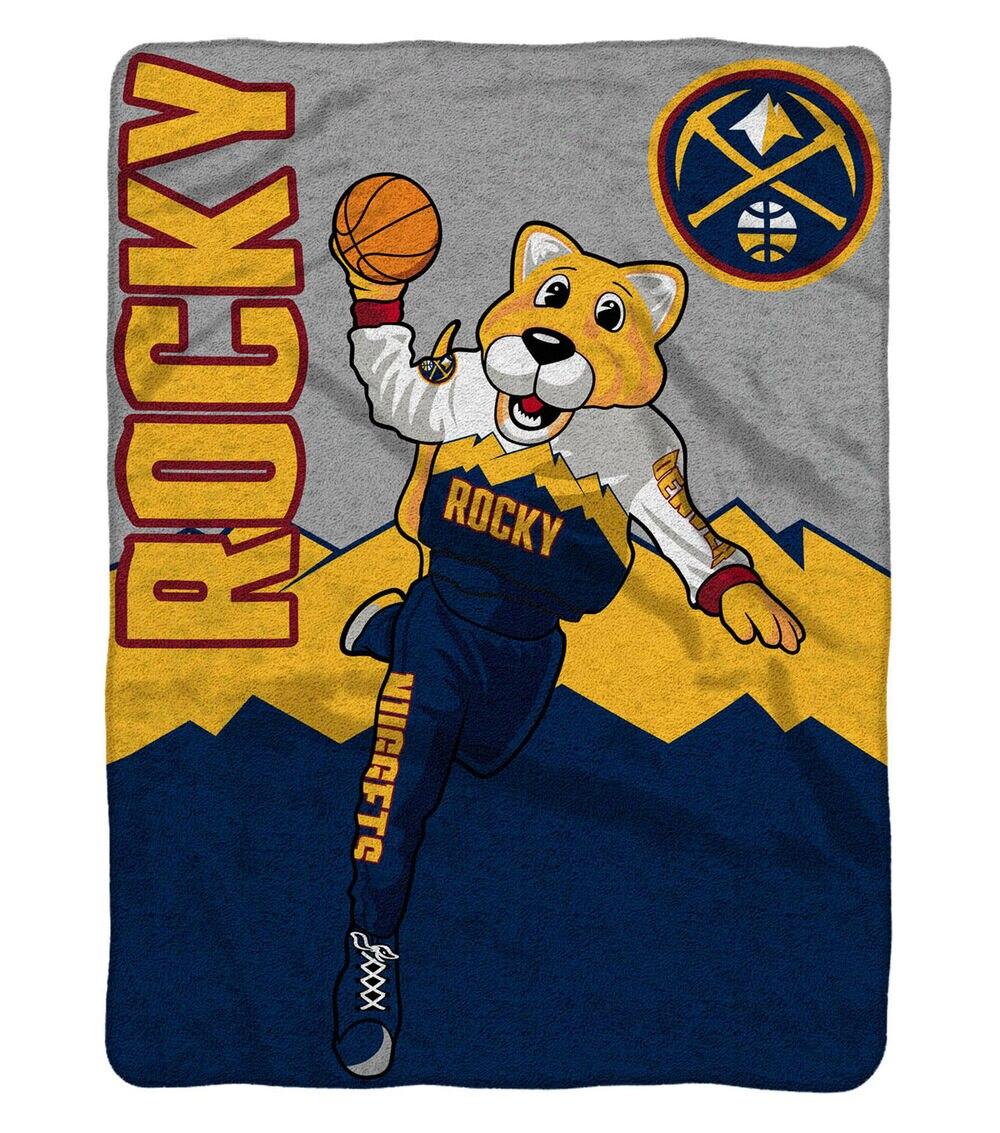 Denver Nuggets Rocky 60” x 80” Plush Blanket  |   Home Decor Home & Decor Home Decor