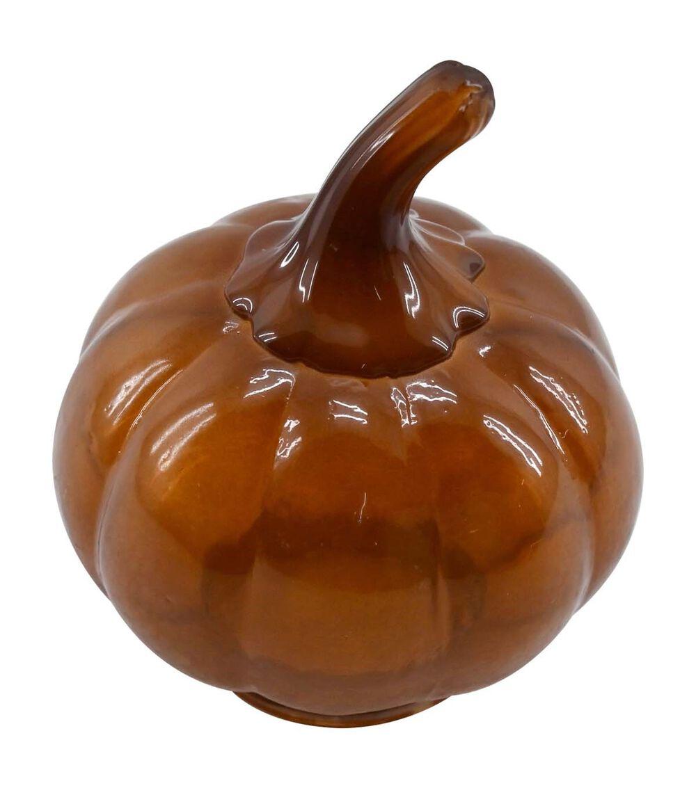 Fall Glass Pumpkin Extra Small |   Home Decor Home & Decor Extra Small