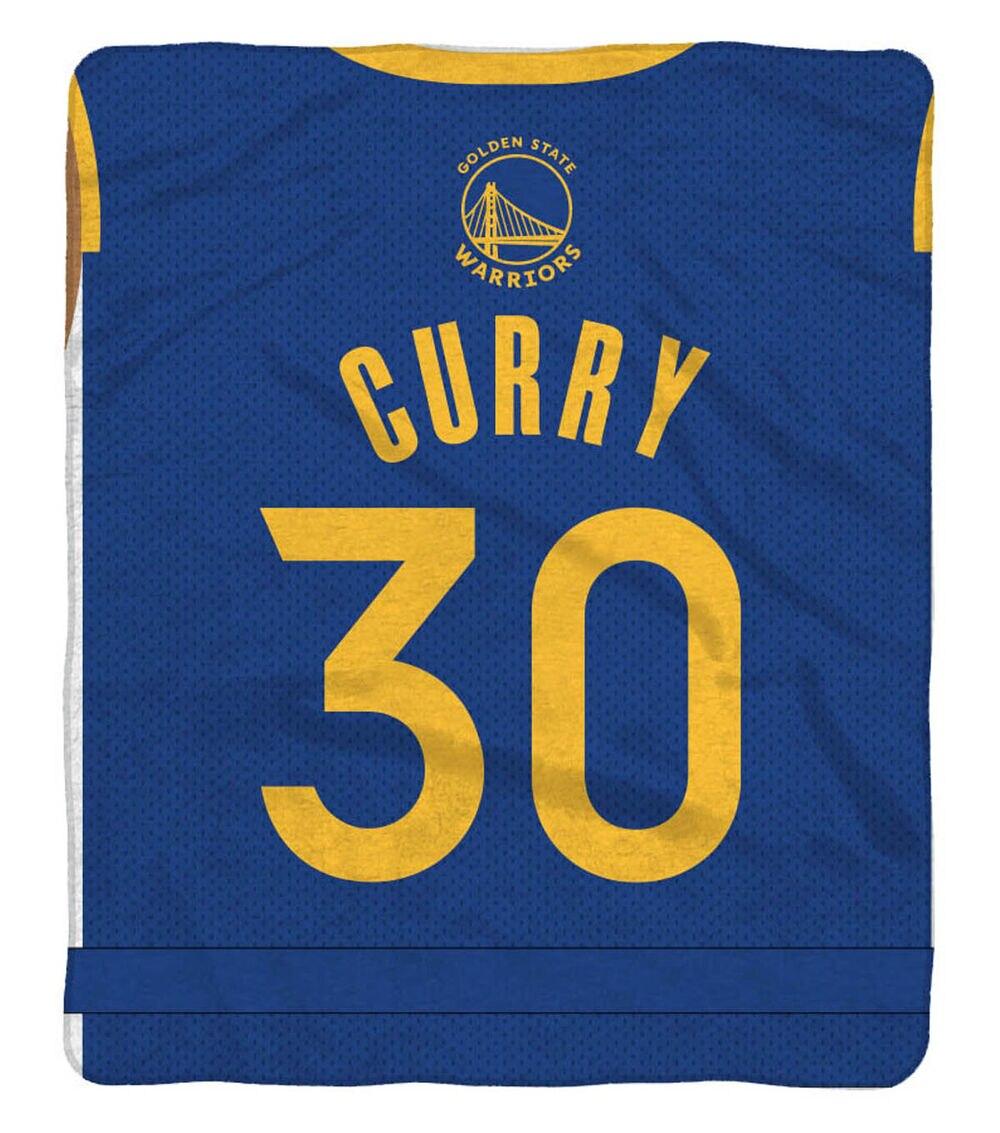 Golden State Warriors Curry 60” x 80” Plush Blanket  |   Home Decor Home & Decor Home Decor