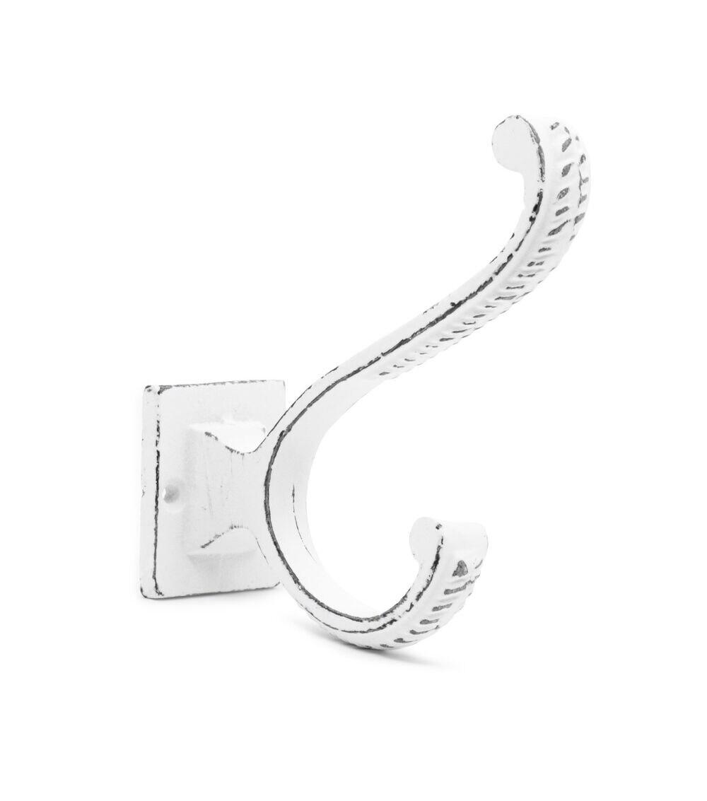 Home Metal Traditional Wall Hook, White  |   Home Decor Home & Decor Home Decor