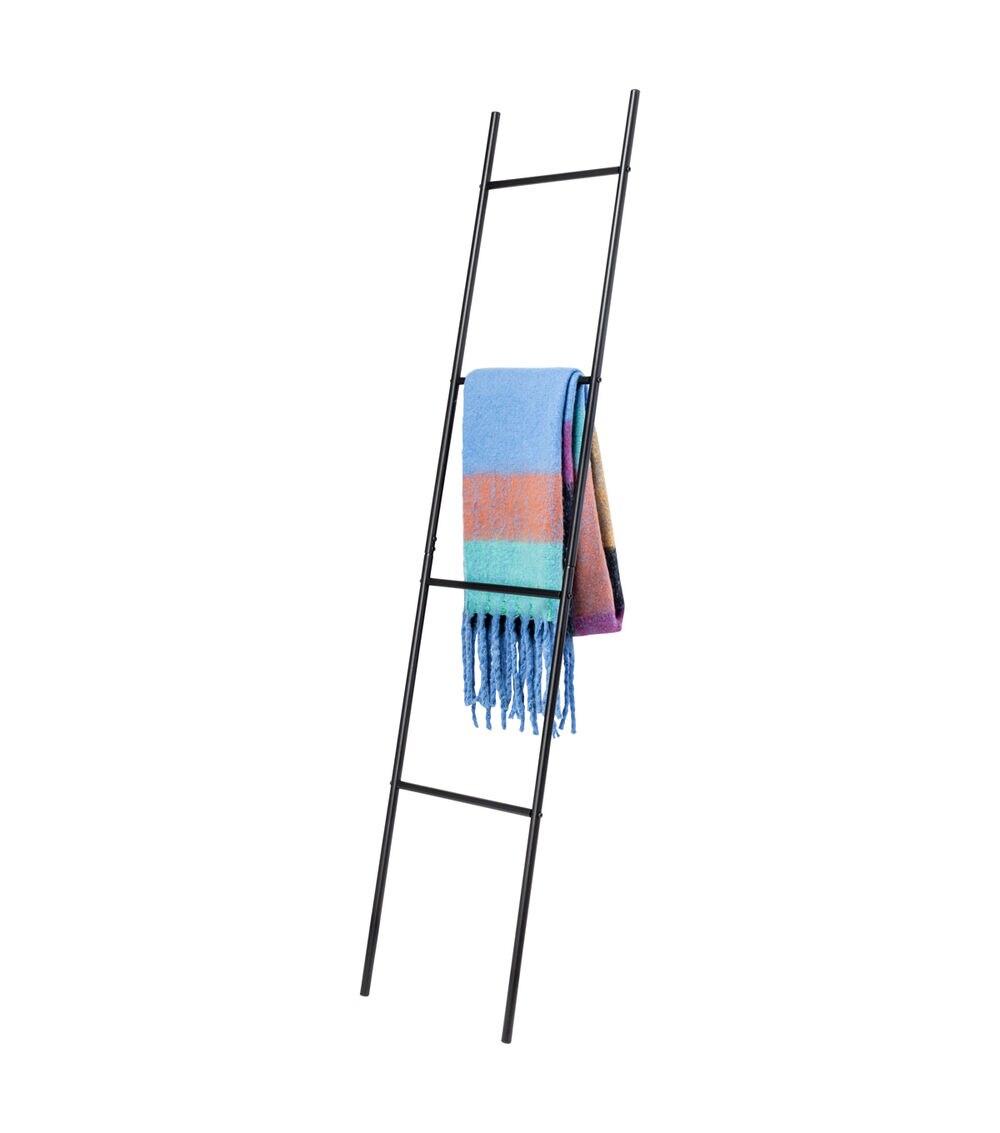 Leaning Ladder Rack Black  |   Bed & Bath Decor Bed & Bath Decor Bed & Bath Decor