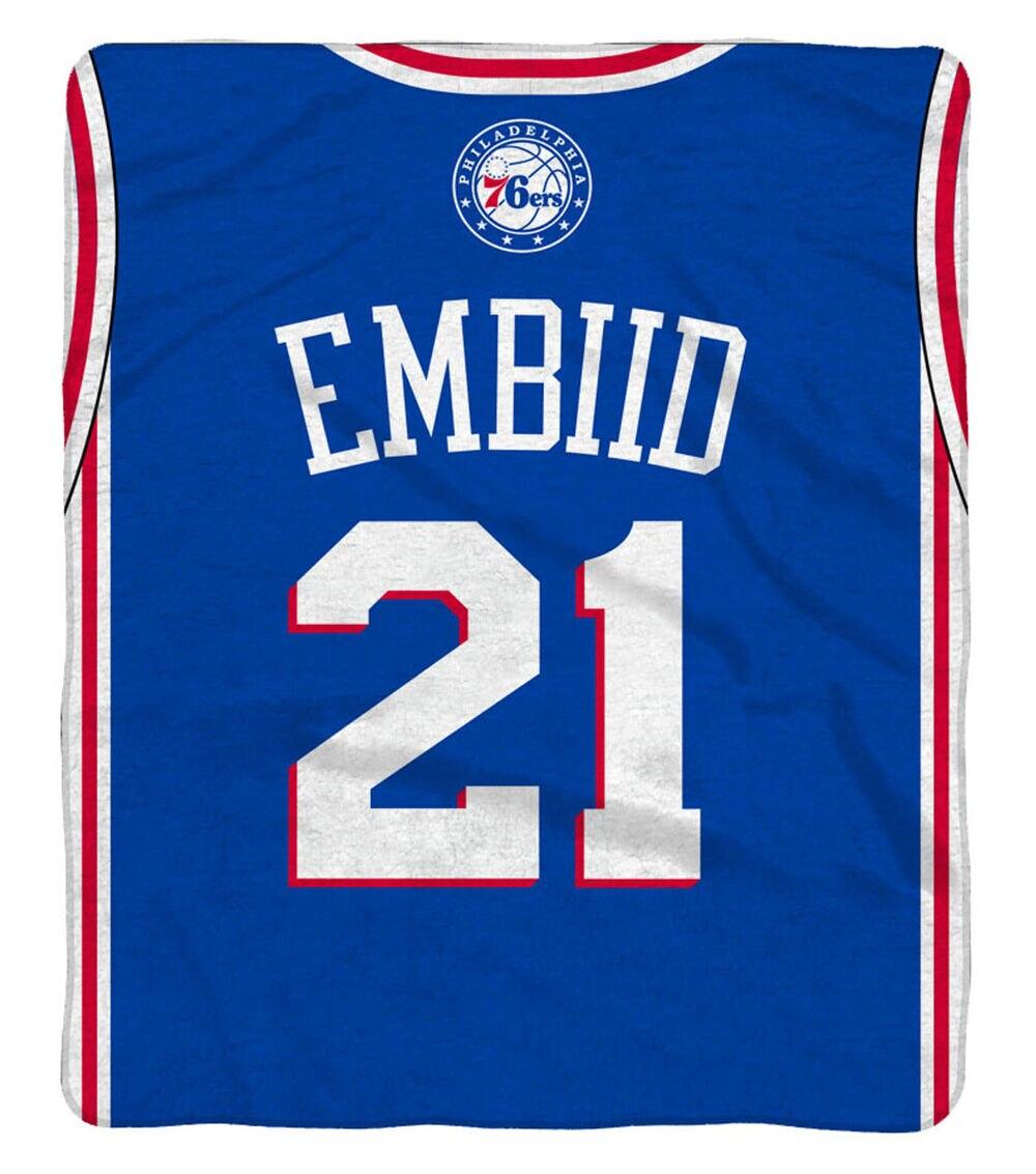 Philadelphia 76ers Joel Embiid 60” x 80” Plush Blanket  |   Home Decor Home & Decor Home Decor