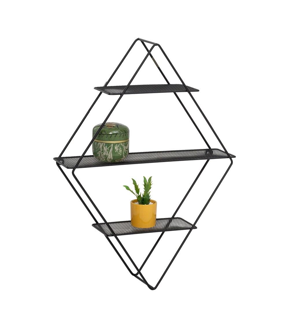 Three Tiered Diamond Shape Shelf  |   Home Decor Home & Decor Home Decor