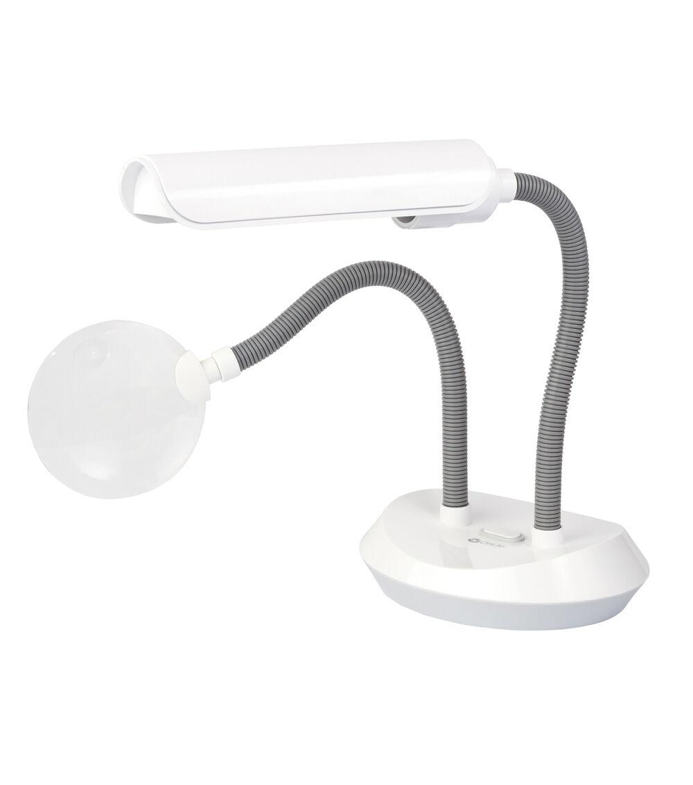 19″ White DuoFlex Magnifier Lamp  |   Home Office Home & Decor Home Office