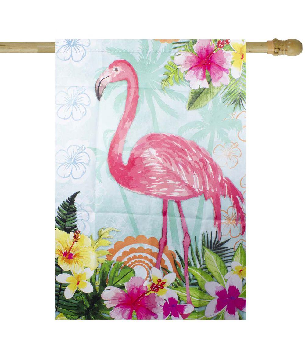 28″ x 40″ Spring Flamingo Double Sided Outdoor Garden Flag  |   Outdoor Decor Home & Decor Outdoor Decor